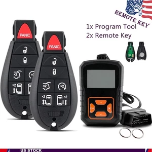 2 Key Fob + Programmer For Dodge Grand Caravan Chrysler Town & Country IYZ-C01C - Picture 1 of 9