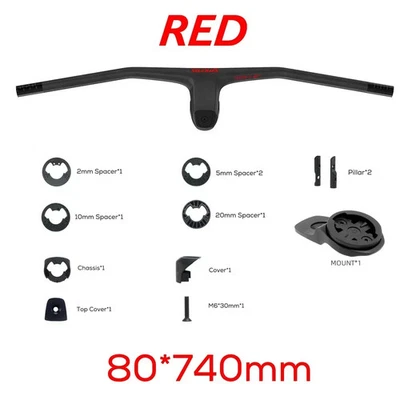 SYNCROS For 740mm -20 ° Carbon Integrated Mountain Bike Handlebar with Mount - Image 1 of 4
