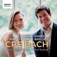 Cpe Bach: Complete Original Works For Violin  Keyboard vo... | CD | Zustand neu - Bild 1 von 2