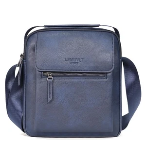 Kleine Umhängetasche Herren Schultertasche Herren Handtasche Umhängetasche Leder Messenger... - Bild 1 von 6