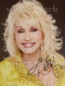 DOLLY PARTON AMERICAN ACTRESS SINGER REPRINT SIGNED 8"X11". #24 - Picture 1 of 1