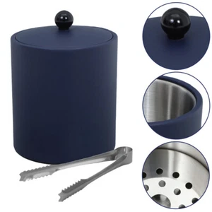 Stainless Steel Ice Bucket With Lid Ice Bins Ice Bucket For Cocktail Bar Large - Picture 1 of 12