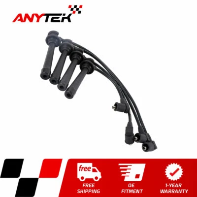 Juego de cables de bujía de 7 mm para 2001-2005 2006 2007 2008 2009 2010 2011 Kia Rio5 Foto 1 de 4