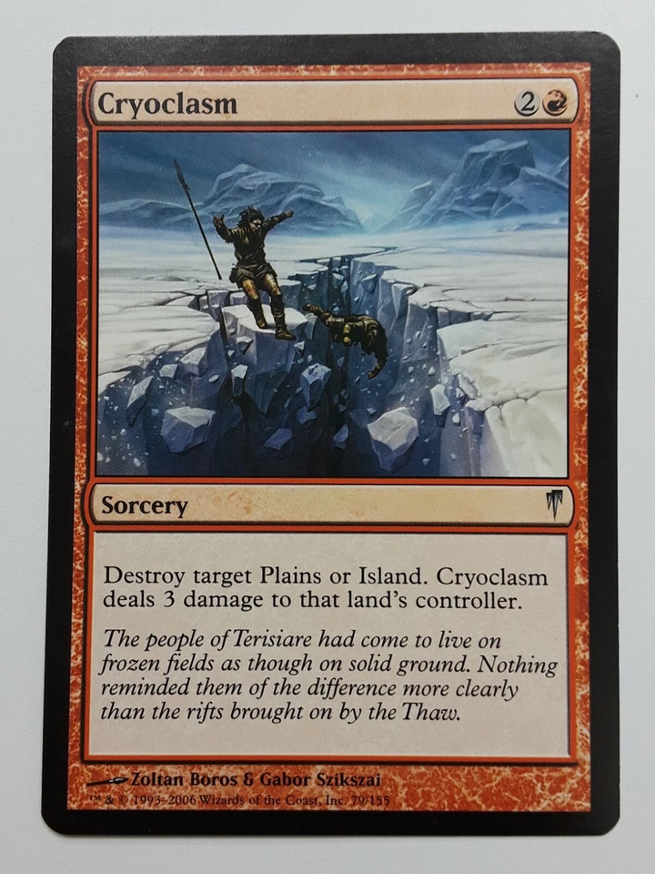MTG Cryoclasm Coldsnap Regular Uncommon - Image 1 of 1