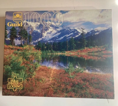 MOUNTAIN MAJESTY  1000 piece puzzle GOLDEN GUILD New NOS - Image 1 of 3