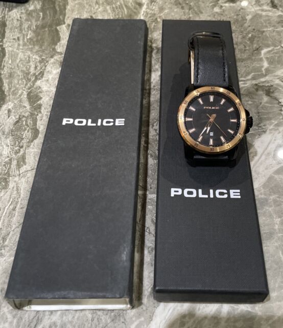  Police reloj hombre ADDER PL.14536JSB/02PA, Negro -, Movimiento  de cuarzo : Police: Ropa, Zapatos y Joyería