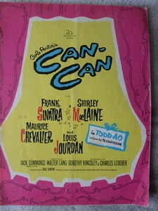 Can-Can Movie programme 1960 starring Frank Sinatra and Shirley MacLaine - Picture 1 of 6