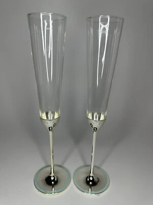 Nuevo~Kate Spade New York~Take the Cake Toasting Flauta Par~Lenox~ Foto 1 de 4