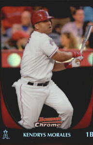 2011 Bowman Chrome Refractors Angels Baseball Card #75 Kendrys Morales