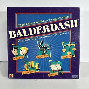 Balderdash Board Game 2003 Edition Classic Box Mattel 100% Complete - Picture 1 of 4