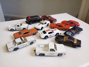 12 VTG Ertl TV Series 1980s 1/64 Diecasts Dukes A-Team Rocky Cannonball Smokey + - Picture 1 of 4