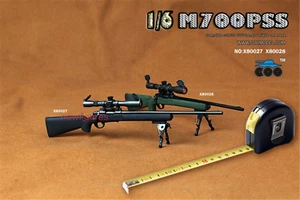 Pistola 1/6 M700PSS fucile cecchino arma modello adatto 12 pollici soldato maschio figura bambola giocattolo - Foto 1 di 6