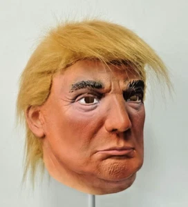 President Donald Trump Latex Mask Costume Cosplay Party Celebrity Halloween - Picture 1 of 5