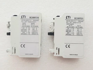 Auxiliary Contact Block ETI ABB BCXMFE01 BCXMFE10 CA5-01 CA5-10 CAL18-11 NEW - Picture 1 of 18
