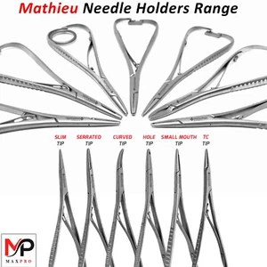 Alicates de ligadura ortodoncia quirúrgicos Mathieu soporte de aguja pinzas herramientas dentales - Imagen 1 de 9