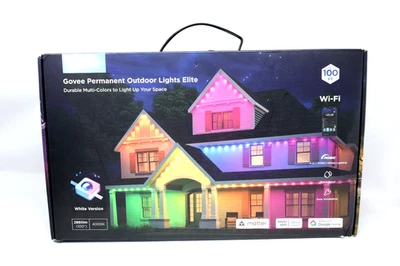 Govee 100ft RGBIC White Permanent Outdoor Lights Elite *NO CONTROL BOX/PWR CORDS - Image 1 of 4