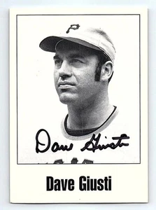 Dave Giusti Autograph Photo Card MLB Baseball Pittsburgh Pirates - Picture 1 of 2