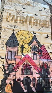 Estandarte de puerta de vinilo Haunted Mansion 70x 35 o mantel (bolso 30) - Imagen 1 de 2