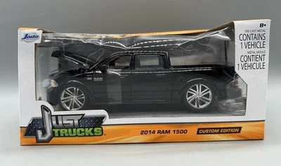 Dodge Ram 1500 2014 Jada Toys Just Trucks negro edición personalizada 1:24 nuevo en caja Foto 1 de 4