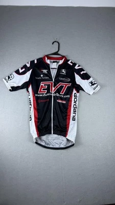Camiseta deportiva de ciclismo Giordana para hombre pequeña Eurovelo Tours EVT Italia camisa de bicicleta Foto 1 de 4