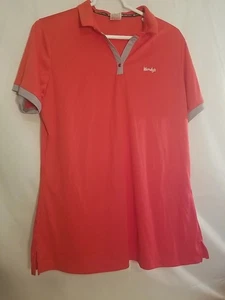 Wendys Barco Uniforms Red Uniform Short Sleeve Shirt, Size Large - Picture 1 of 8