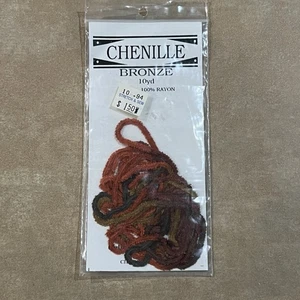 Vintage Chenille Embroidery Thread - Bronze - 10 yards - Quilter's Resource Inc - Picture 1 of 2