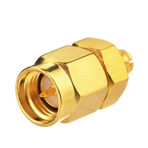 SMP Jack Female Adapter to SMA Straight Plug Male 50Ω RF Coax Adapter Connector - Picture 1 of 4