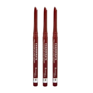 RIMMEL EXAGGERATE FULL COLOUR LIP LINER 064 OBSESSION 3 LINERS - Picture 1 of 1