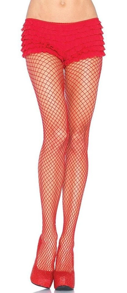 Spandex Industrial Net Pantyhose Fancy Dress Adult Costume Accessory 4 COLORS - Image 1 of 1