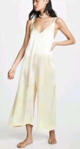 Lacausa Santi silk tie dye Galaxy Wash  Size S Women's Jumpsuit #C