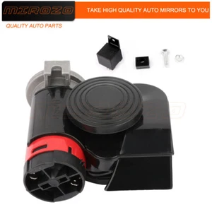 12V 120DB Electric Dual Tone Compact Air Horn Kit For Motorcycle Yacht Boats SUV - Picture 1 of 8