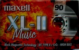 MAXELL XL-II 90 CHROME CrO2 - Blank Audio CHROME Tape Cassette XL-II NEUVE N&S - Photo 1/2