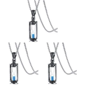 Sandglas-Halskette Herren-Sanduhr-Halskette Sanduhr-Halskette Halskette - Bild 1 von 12