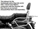 Suzuki LS650 (1986-2000) Saddlebag Tube-Carrier for Leatherbags - Chrome BY H&B