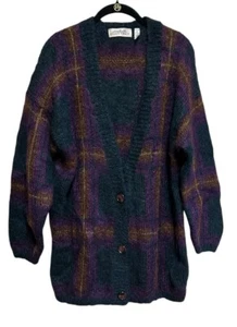 Linda Allard for Ellen Strickjacke Gr. Petite Medium Mohair Dark Navy Quiet Luxury - Bild 1 von 7