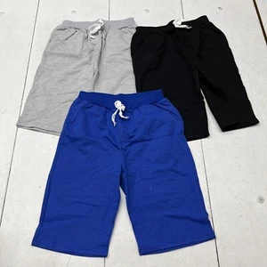 Multicolored 3 Pack Sweat Shorts Boys Size 12 NEW - Picture 1 of 6