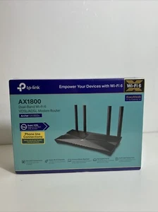 TP-LINK AX1800 Dual Band Wi-Fi 6 VDSL2/ADSL Modem Router - (Archer VX1800V) - Picture 1 of 4