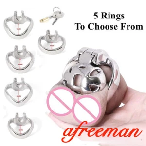 Anillo pequeño de metal para jaula de pene cerradura de castidad tamaño Elige entre dispositivo de castidad masculino - Imagen 1 de 23