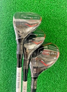 LEFT HANDED TAYLORMADE STEALTH 2 HYBRIDS BRAND NEW - Picture 1 of 3