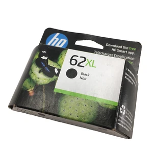 NUEVO Cartucho de tinta genuino HP 62XL negro de alto rendimiento EXP 10/2023 - Imagen 1 de 11