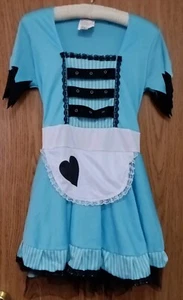 Costume Alice in Wonderland Dress Blue and White -SZ XL - Picture 1 of 1