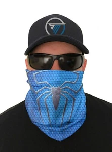 Spider Neck Gaiter Mask Face Fishing Scarf Sun Cover Headwear Balaclava Biker UV - Picture 1 of 4