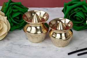 Brass Incense Stick Holder Joss Agarbatti Burner Temple Mandir Aroma Ornament - Picture 1 of 19