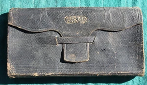 1876 DIARY AND ACCOUNT BOOK OF CHESTER A KELLER  6 X 3 1/4 INCHES - Picture 1 of 6