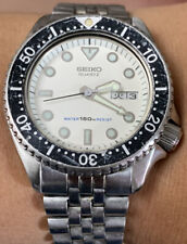 Seiko 150M Divers Quartz Vintage 37mm Watch 6458-600B