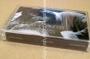 ROBBIE WILLIAMS GREATEST HITS RARE UKR ORIGINAL TAPE CASSETTE BRITPOP DANCE ROCK - Picture 1 of 2