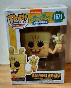 Funko Pop - Nickelodeon: Glove World Bob Esponja Pantalones Cuadrados #1671 ~ Nuevo 2024 - Imagen 1 de 5