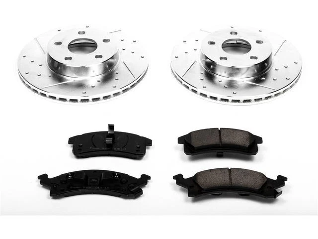 Kit de pastillas de freno delanteras y rotor para Pontiac Sunbird 1993 1992-1994 JF161TF Foto 1 de 1
