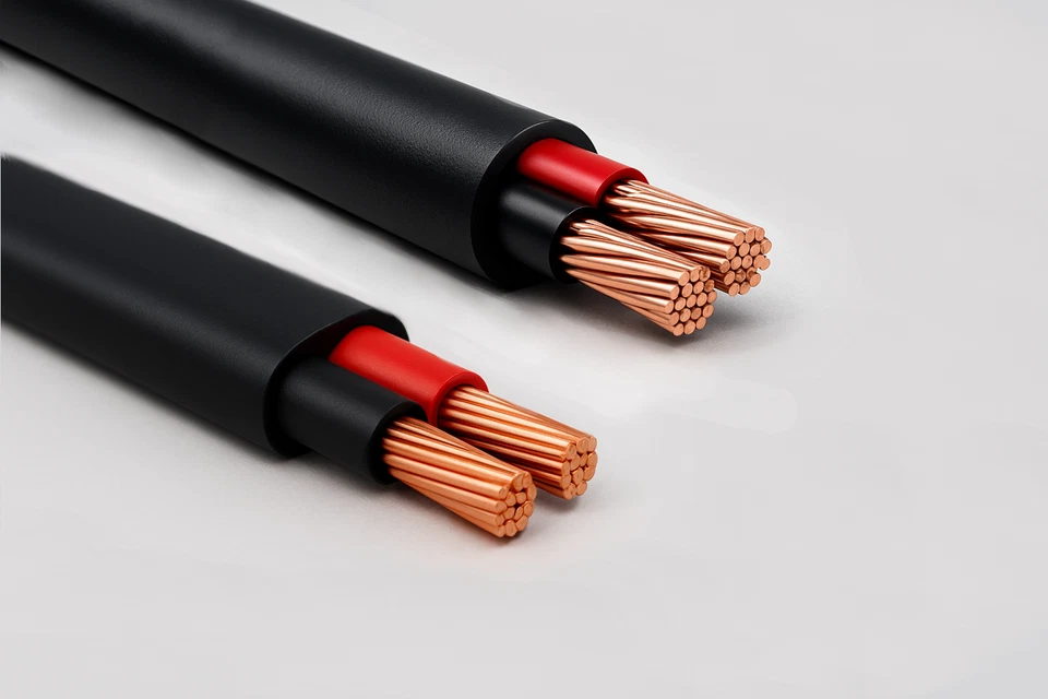 Cable de vehículo coche Litze automóvil 2x 0,50,0,75 1,0 1,5 2,5 mm² 2 polos redondo plano Foto 1 de 1