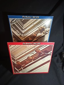 The Beatles Red 1962–1966 And Blue 1967-1970 Double Vinyl LP 1973 SKBO 3403 3404 - Picture 1 of 24